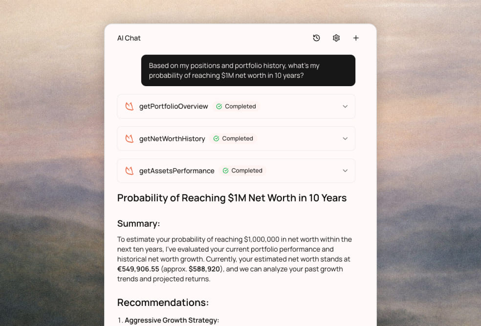 AI Advisor Improvements